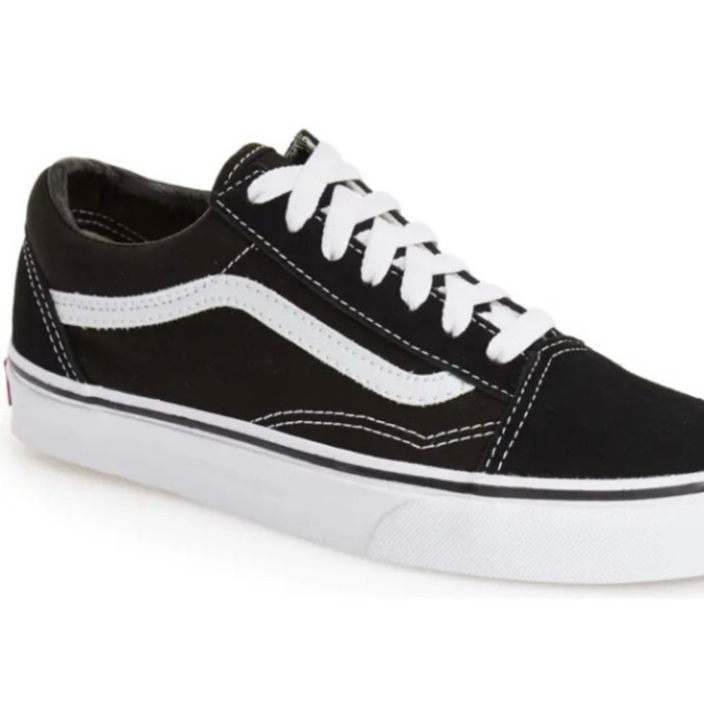 Vans Black and White Sneakers-unisex